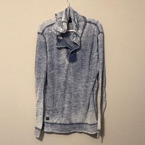 Oakley Blue and White Men's Sweater